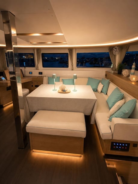 Napels Catamaran Cabine 4  10  slaapplaatsen 10  gasten 14.5 m Lijstnummer: #28446