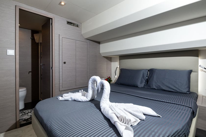 Syvota Catamaran 4 cabin 7 berths 7 guests 14 m Listing Number: #28477 4