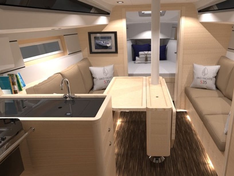 Poltu Quatu Sailboat 3 cabin 6 berths 6 guests 12 m Listing Number: #28488 2