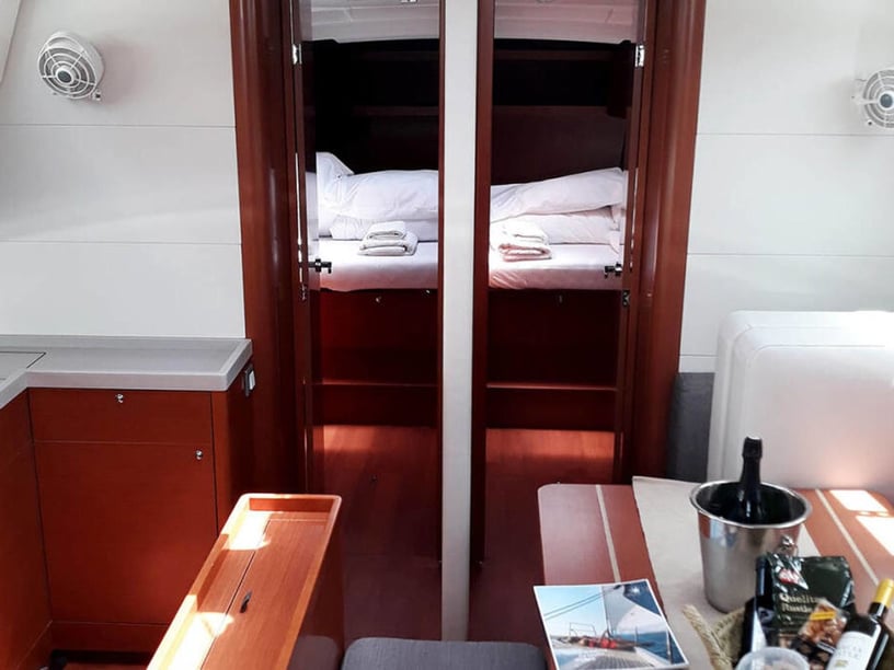 Piraeus Sailboat 5 cabin 12 berths 12 guests 14.6 m Listing Number: #28494 2