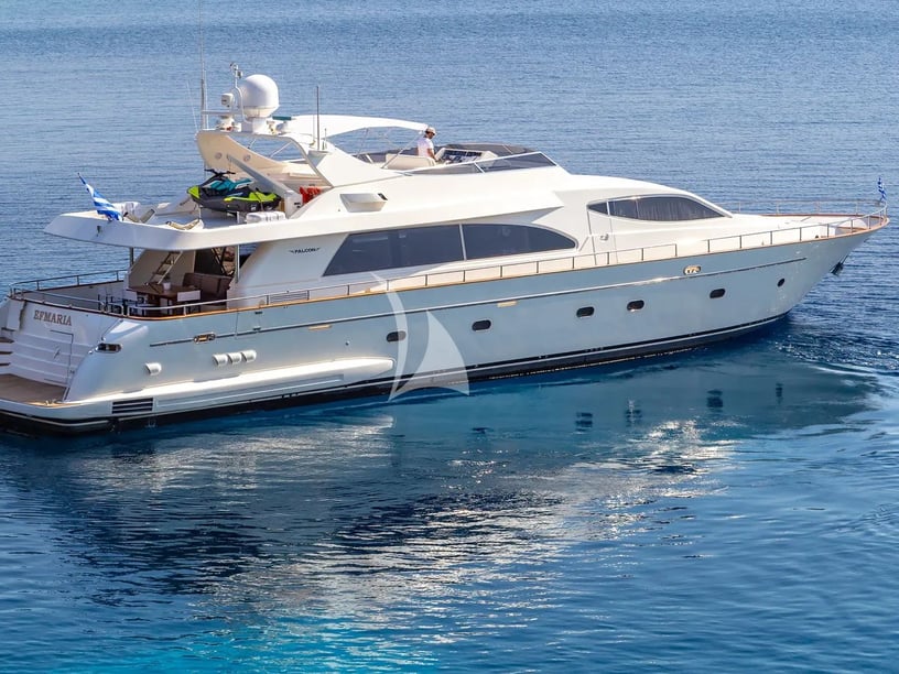 Athene Motorjacht Cabine 5  11  slaapplaatsen 11  gasten 26.1 m Lijstnummer: #28529