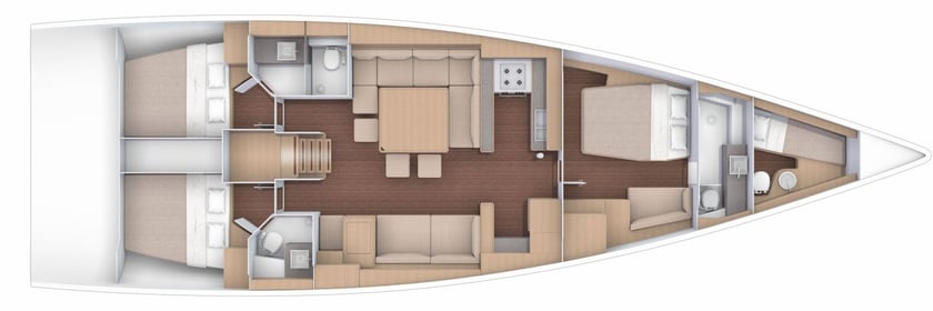 Castellammare del Golfo Yelkenli 4 kabin Konaklama 9 kişi Seyir 9 kişi 17.7 m İlan No: #28579 3