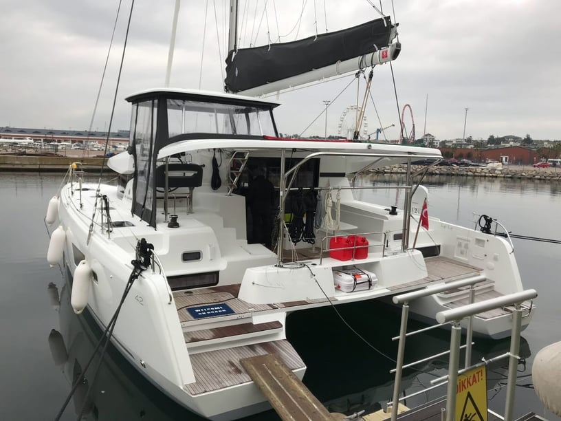 Göcek Catamarano cabina 4  cuccette 8  8  ospiti 42 ft Numero dell'inserzione: #28584 3