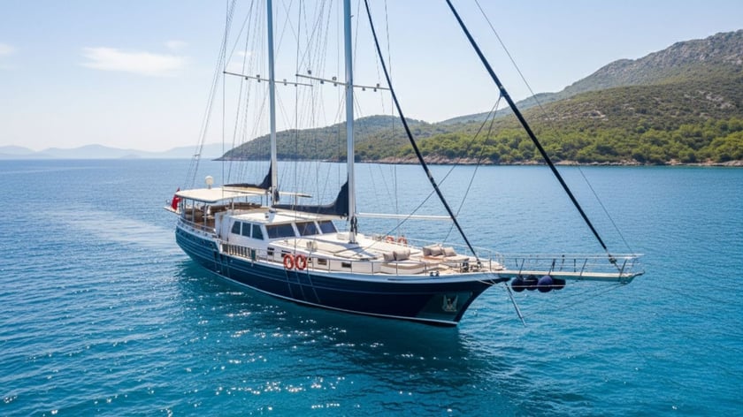 Marmaris Gulet 5 cabin 12 berths 12 guests 27 m Listing Number: #28598