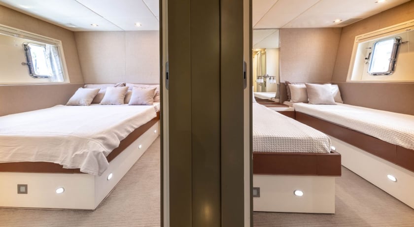 Cannes Motorjacht Cabine 3  6  slaapplaatsen 6  gasten 25.07 m Lijstnummer: #28628 3