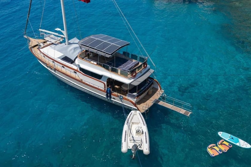 Fethiye Gulet Cabine 3  6  slaapplaatsen 6  gasten 19 m Lijstnummer: #28653 5