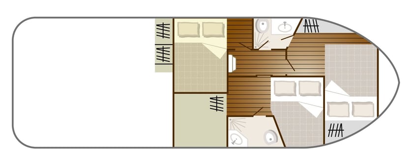 Joigny Motorboat 3 cabin 8 berths 8 guests 10 m Listing Number: #28802 3