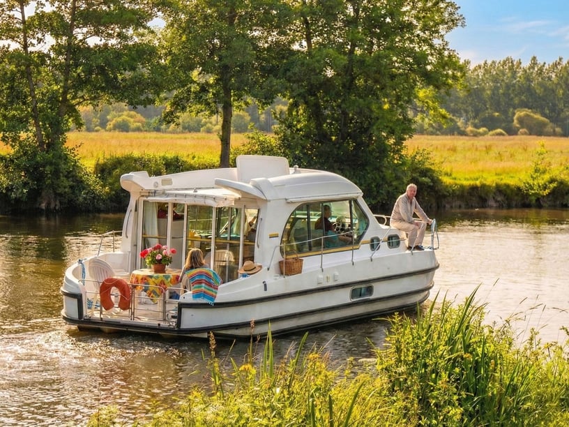 Joigny Bateau à moteur Cabine 3  Couchettes 8  Invités 8  10 m Numéro de l'annonce: #28802