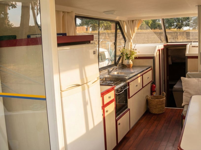 Buzet-sur-Baïse Bateau à moteur Cabine 3  Couchettes 8  Invités 8  10 m Numéro de l'annonce: #28813 3
