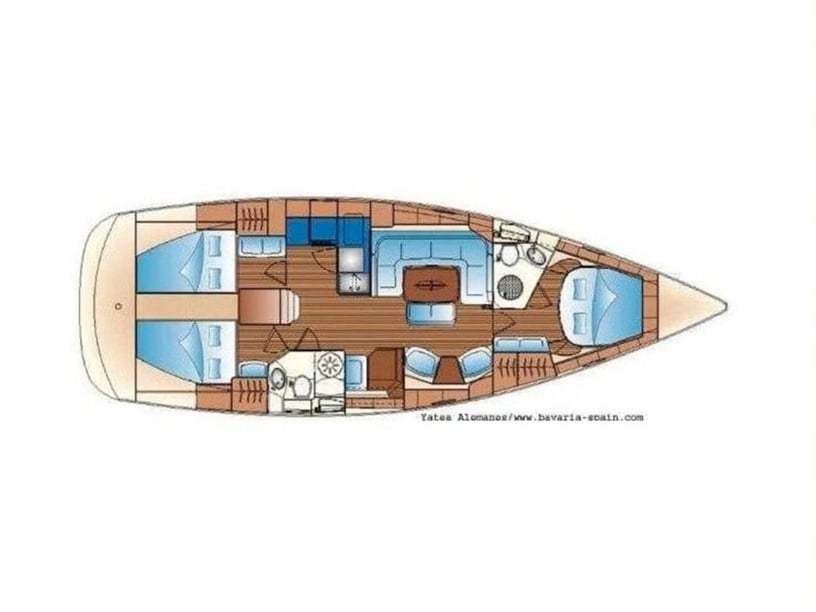 Hjellestad Segelboot 3 Kabine 8 Liegeplätze 8 Gäste 13.4 m Nummer des Inserats: #29340 3