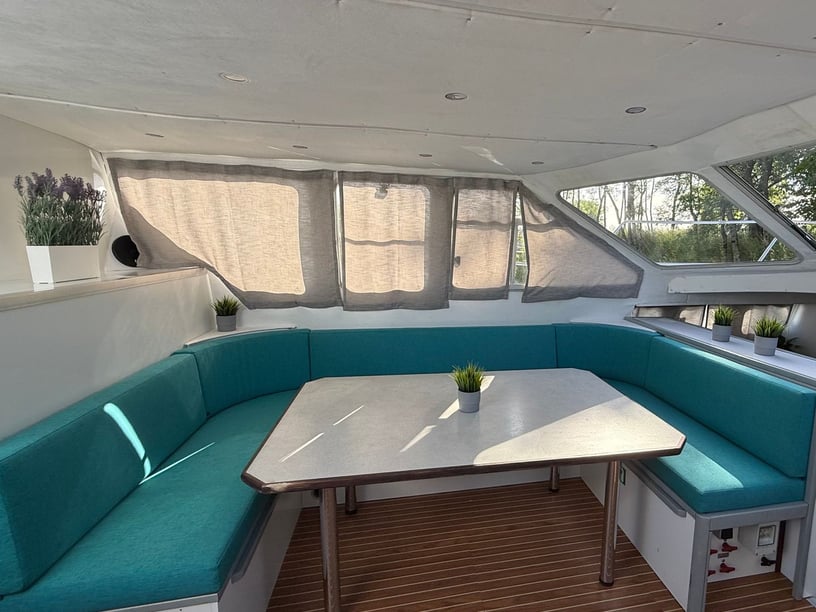 Mittersheim Sürat Teknesi 4 kabin Konaklama 10 kişi Seyir 12 kişi 12.93 m İlan No: #29355 2