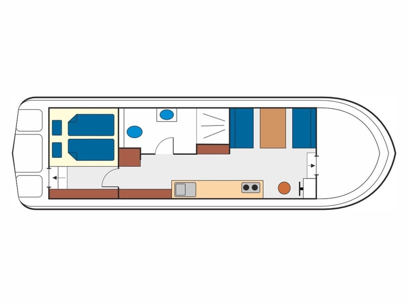 Mittersheim Sürat Teknesi 1 kabin Konaklama 2 kişi Seyir 4 kişi 10.5 m İlan No: #29358 4