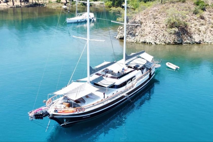 Marmaris Gulet 6 cabin 12 berths 12 guests 34 m Listing Number: #29372