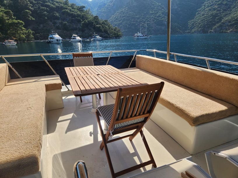 Gocek Yate a motor Cabina 2  6  literas 8  invitados 12 m Número de anuncio: #29956 5