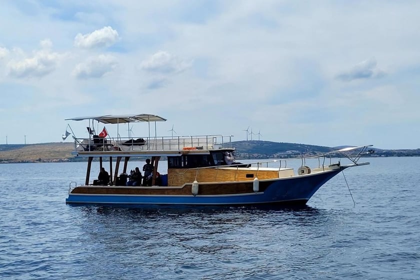 Çeşme Gulet   12  gasten 13.5 m Lijstnummer: #29994