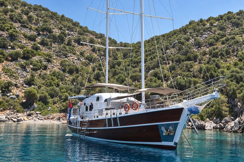 Bozburun Gulet 6 cabin 12 berths 12 guests 24 m Listing Number: #30680