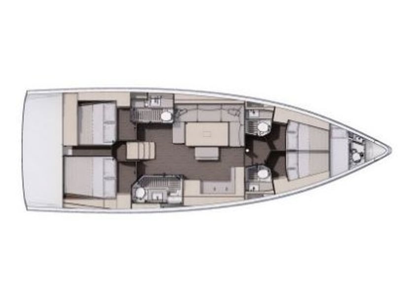 Tourlos Sailboat 4 cabin 10 berths 10 guests 14.85 m Listing Number: #3228 4