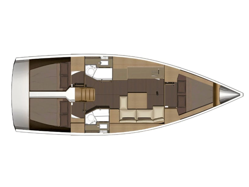 Arrecife Segelboot 3 Kabine 6 Liegeplätze 6 Gäste 11.23 m Nummer des Inserats: #3274 3