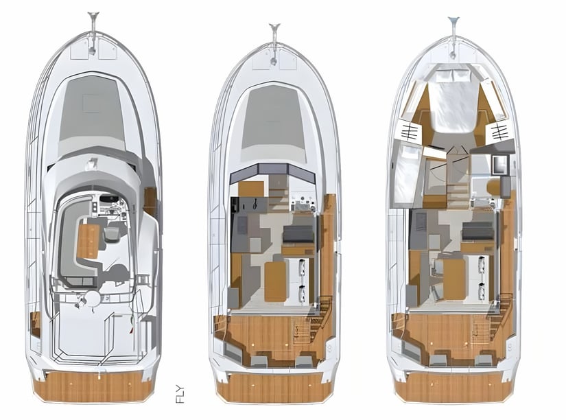 Biograd Motorboot Cabine 2  6  slaapplaatsen 6  gasten 11.29 m Lijstnummer: #3791 2