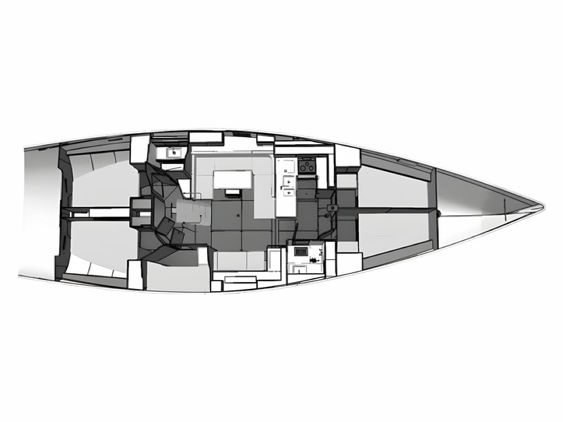 Pirovac Barca a vela cabina 5  cuccette 12  12  ospiti 15.2 m Numero dell'inserzione: #390 2