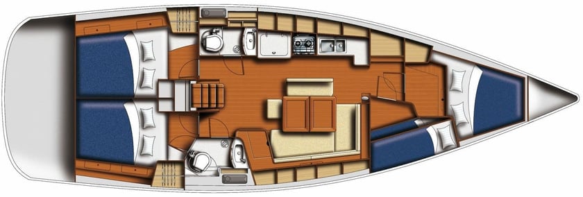 Atene Barca a vela cabina 4  cuccette 8  8  ospiti 13 m Numero dell'inserzione: #4132 2