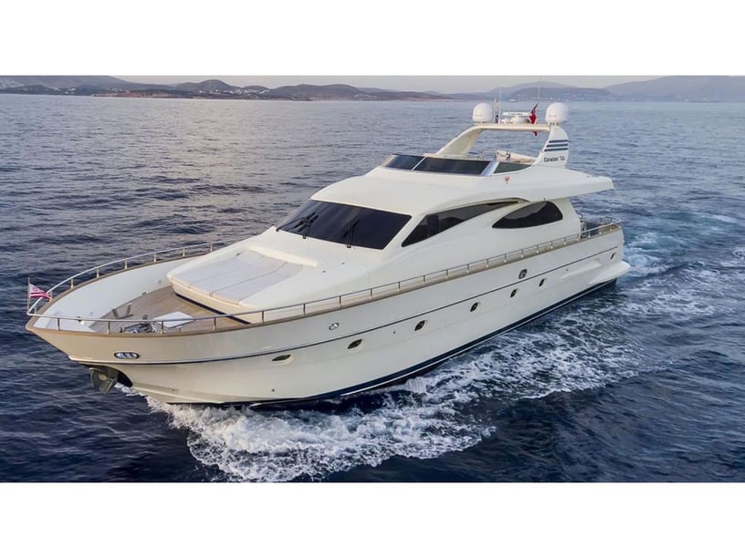 Cannigione Yacht à moteur Cabine 4  Couchettes 9  Invités 12  22.8 m Numéro de l'annonce: #4365