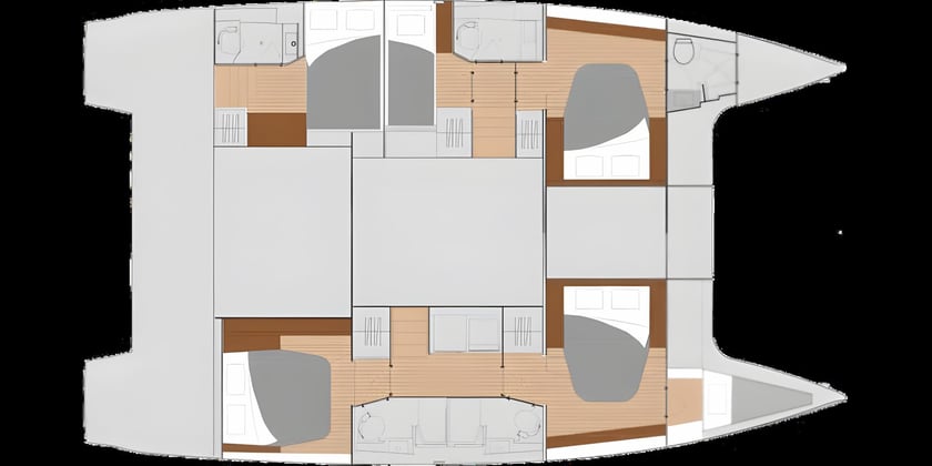 Kaštel Gomilica Katamaran 6 Kabine 12 Liegeplätze 12 Gäste 13.94 m Nummer des Inserats: #4625 2