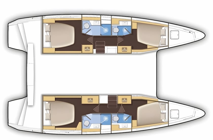 Pointe à Pitre Catamaran Cabine 6  10  slaapplaatsen 10  gasten 12.8 m Lijstnummer: #4756 2