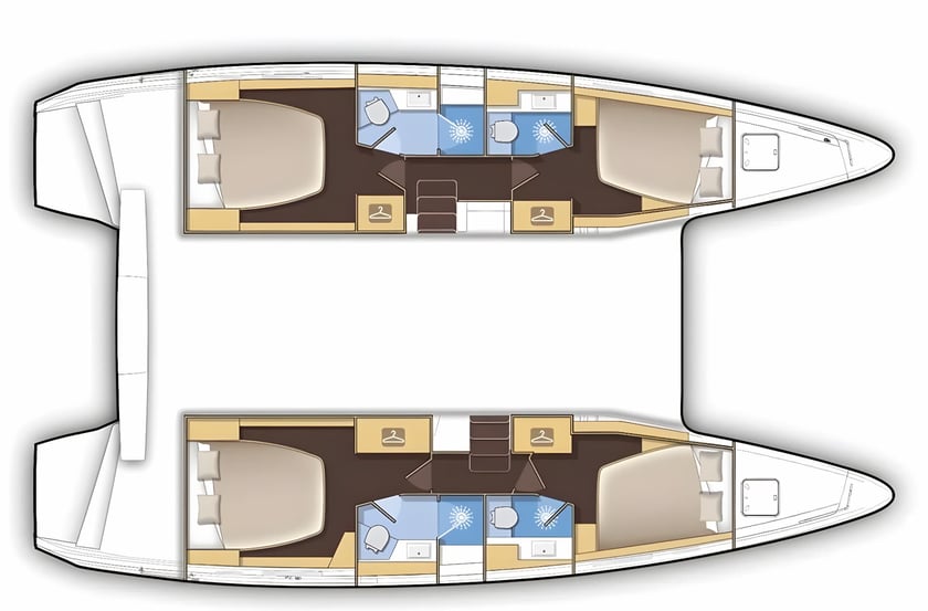 Martinique Katamaran 6 kabin Konaklama 10 kişi Seyir 10 kişi 12.8 m İlan No: #4765 2