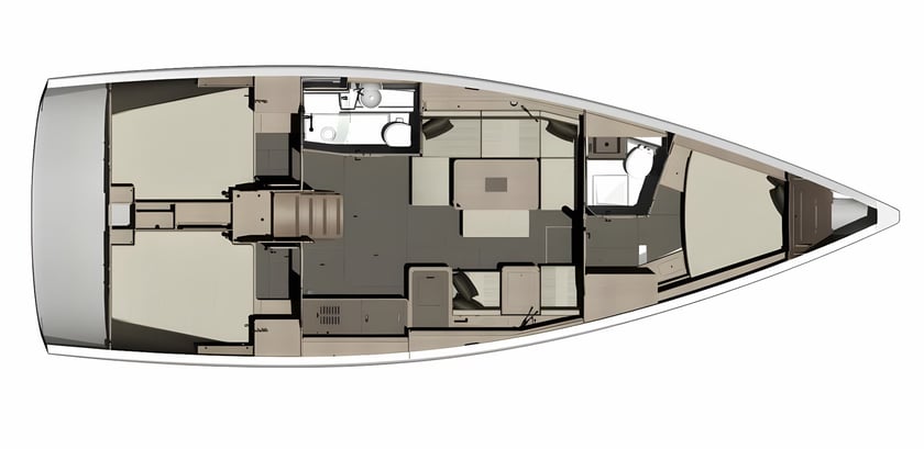 Gouvia Segelboot 3 Kabine 8 Liegeplätze 8 Gäste 12.35 m Nummer des Inserats: #4836 2