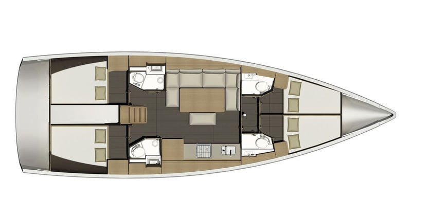 Portimão Segelboot 4 Kabine 9 Liegeplätze 9 Gäste 14.15 m Nummer des Inserats: #4890 3