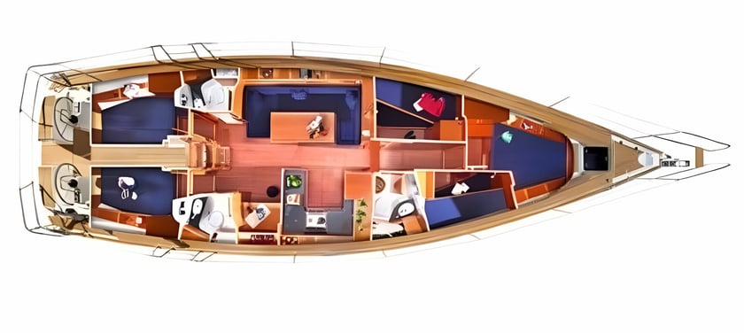 Gouvia Barca a vela cabina 5  cuccette 10  10  ospiti 15.5 m Numero dell'inserzione: #4930 2