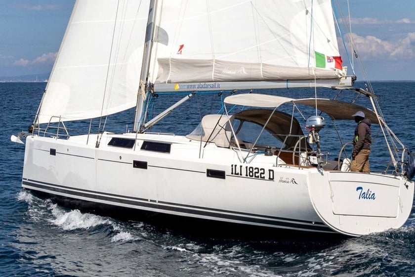 Puntone Sailboat 3 cabin 8 berths 8 guests 12.4 m Listing Number: #4953