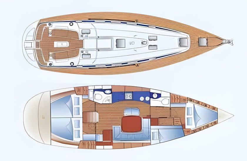 Kavala Barca a vela cabina 4  cuccette 10  10  ospiti 13.96 m Numero dell'inserzione: #5062 2