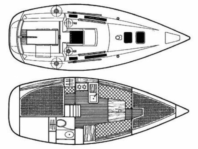 Yerseke Barca a vela cabina 2  cuccette 5  5  ospiti 8.77 m Numero dell'inserzione: #5096 4