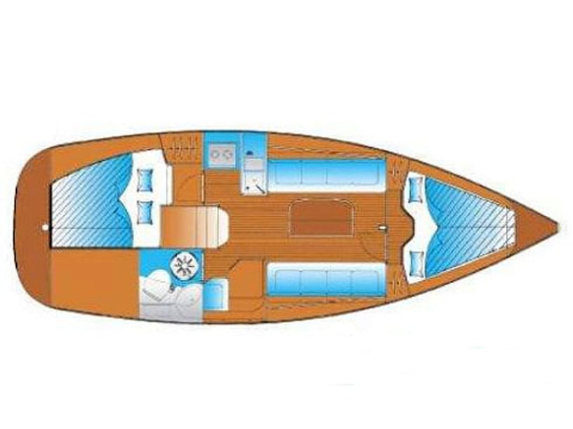 Yerseke Barca a vela cabina 2  cuccette 6  6  ospiti 9.15 m Numero dell'inserzione: #5098 4