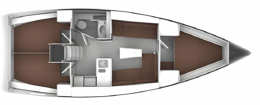 Novi Vinodolski Barca a vela cabina 3  cuccette 7  7  ospiti 11.3 m Numero dell'inserzione: #5180 2