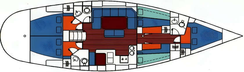 Paros Segelboot 5 Kabine 10 Liegeplätze 10 Gäste 15.41 m Nummer des Inserats: #5665 2