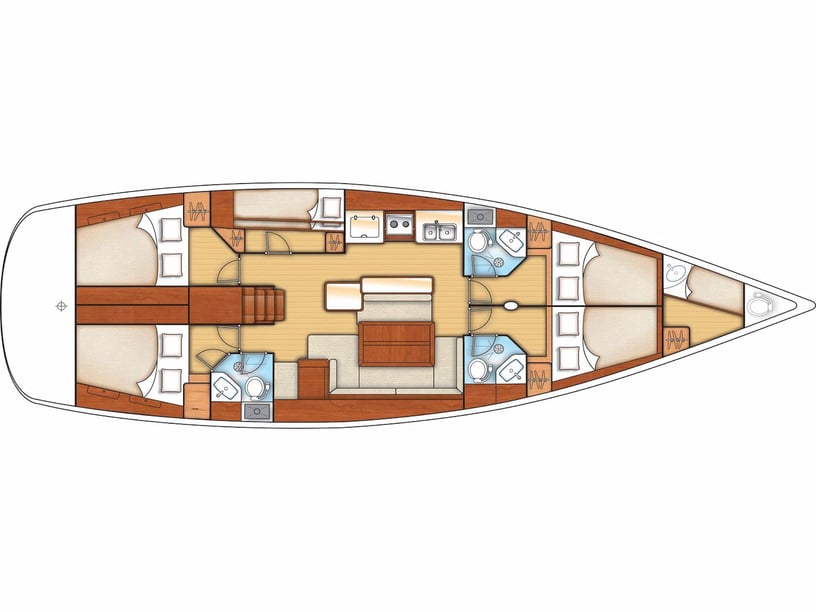 Solta Segelboot 5 Kabine 12 Liegeplätze 12 Gäste 15.42 m Nummer des Inserats: #5970 4