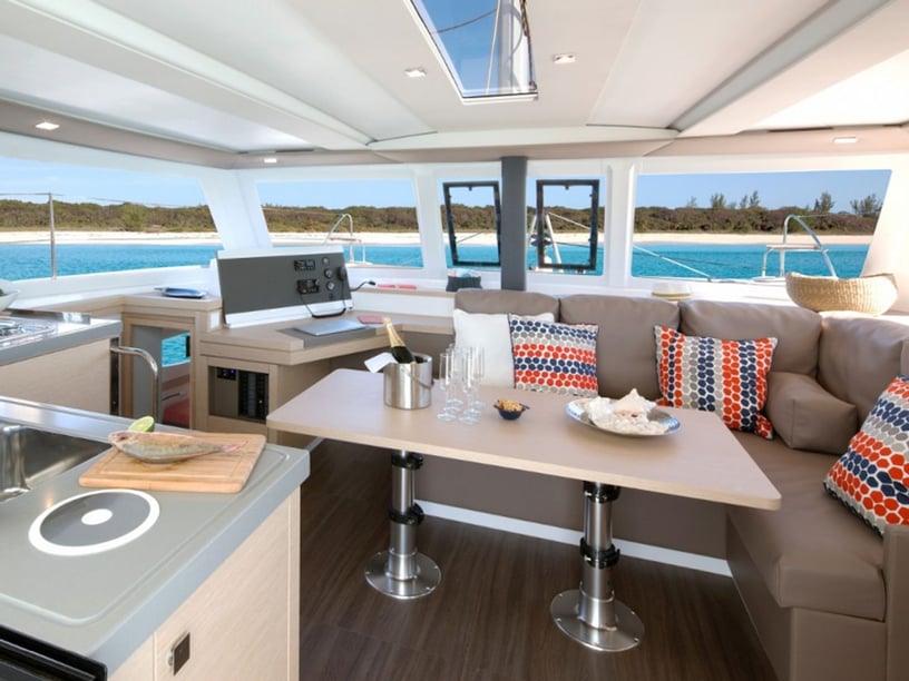 Furnari Catamaran 4 cabin 8 berths 8 guests 11.73 m Listing Number: #6020 2