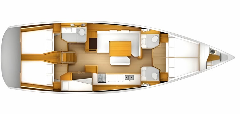 Marsala Zeilboot Cabine 6  13  slaapplaatsen 13  gasten 15.75 m Lijstnummer: #6029 2