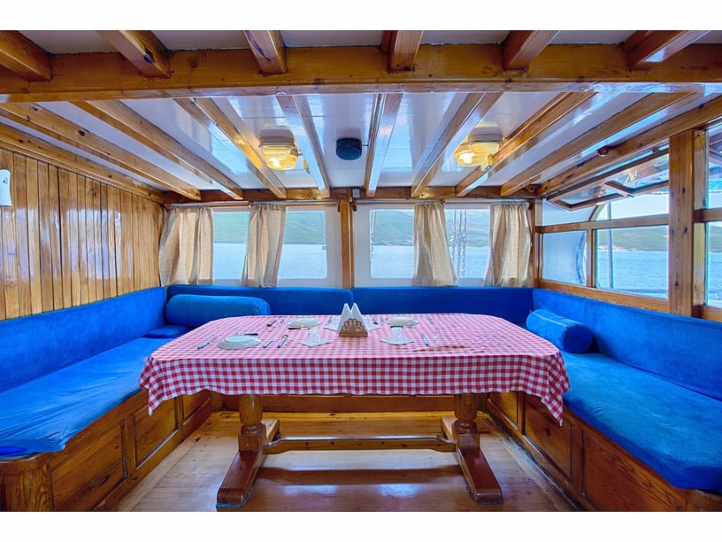 Lavrion Gulet 16 cabin 46 berths 46 guests 33 m Listing Number: #608 2