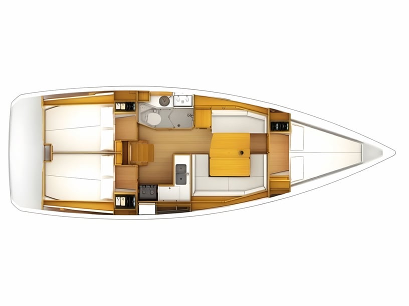 Rogoznica Segelboot 3 Kabine 8 Liegeplätze 8 Gäste 11.34 m Nummer des Inserats: #6098 2