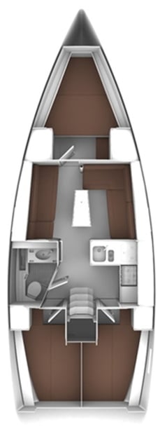 Portisco Sailboat 3 cabin 8 berths 8 guests 10.99 m Listing Number: #6424 3