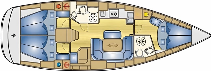 Primosten Segelboot 3 Kabine 7 Liegeplätze 7 Gäste 11.99 m Nummer des Inserats: #6429 2