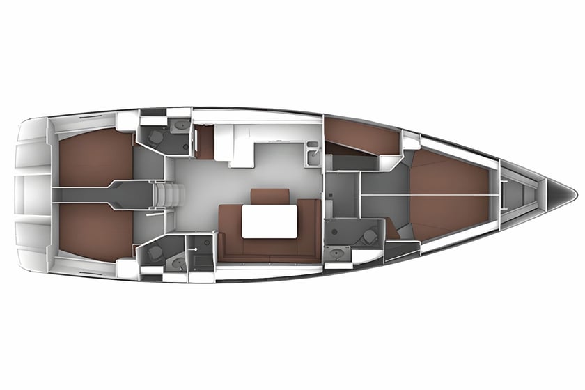 Trogir Zeilboot Cabine 5  12  slaapplaatsen 12  gasten 15.59 m Lijstnummer: #6461 2