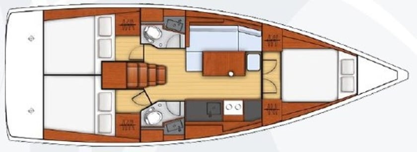 Dubrovnik Segelboot 3 Kabine 8 Liegeplätze 8 Gäste 11.13 m Nummer des Inserats: #657 4