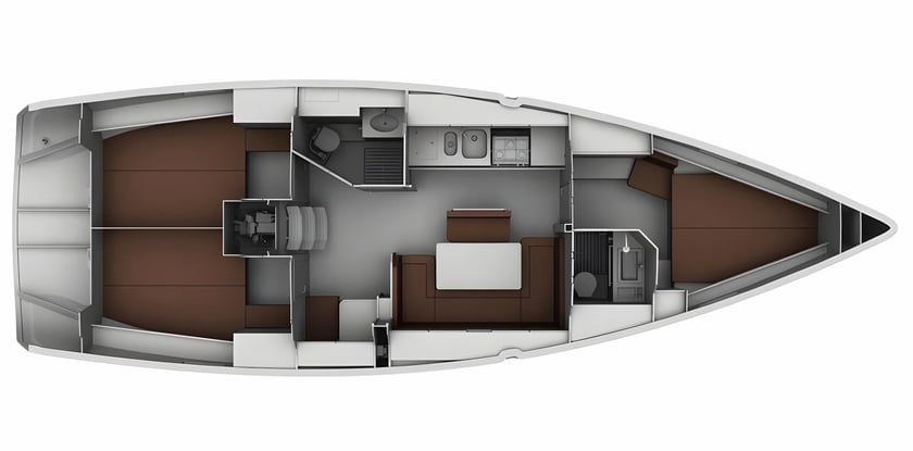Gouvia Velero Cabina 3  6  literas 7  invitados 12.35 m Número de anuncio: #6586 4