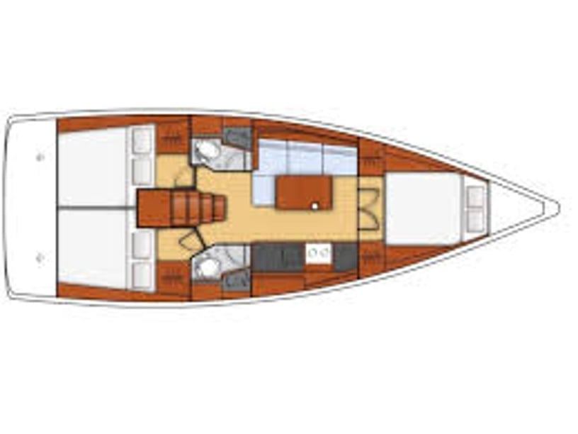 Carloforte Sailboat 3 cabin 8 berths 8 guests 11.55 m Listing Number: #6779 5