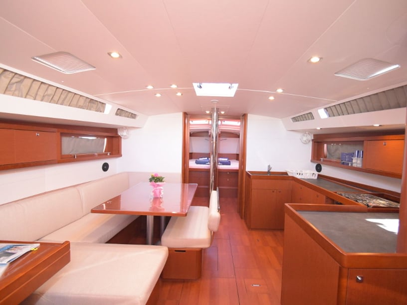 Carloforte Sailboat 5 cabin 10 berths 10 guests 14.68 m Listing Number: #6789 2